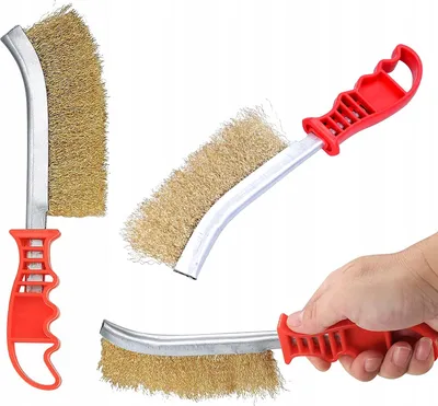 Image de Verk 11318 Brosse métallique en laiton 24 cm