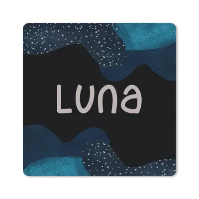 Produktbild von MuchoWow® Mauspad Mousepad Luna - Pastell - Mädchen 20x20 cm - Mousepads - Maus Mat - Pad - Mausunterlage - Desk Mat - Bureauartikeln
