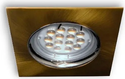 Produktbild von C-Light 3,5 W High Lumen LED Square Spot 230 V / GU10  messing