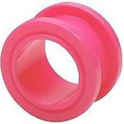 Produktbild von Ohr Flesh Acryl Tunnel Piercing Screw On Pink - 8mm