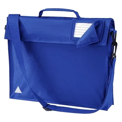 Produktbild von Quadra Jugend Büchertasche mit Schulterriemen (5 Liter) BC754 (Einheitsgröße) (Helles Royalblau)