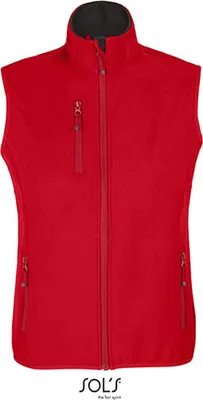Immagine prodotto di SOLs 03826 | Donna Falcon Zipped Ladies Softshell Bodywarmer - Colore: Pepper Red - Taglia: S