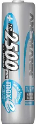 Obrázok produktu pre ANSMANN - NiMH nabíjateľná batéria typu AA-2500 2400mAh maxE single pack