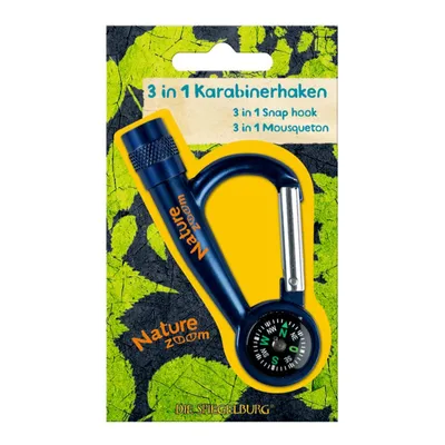 Produktbild von Coppenrath 12093 - Die Spiegelburg - Nature Zoom - 3 in 1 Karabinerhaken