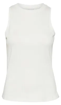 Produktbild von Vero Moda AWLAVENDER Tank-Top,10275519,M, Tank Top, Erwachsener, Weiblich, Weiß, M, Rundkragen