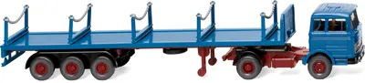 Produktbild von Wiking Rungensattelzug (MB), Liefer-LKW-Modell, Vormontiert, 1:87, Rungensattelzug (MB), Unisex, 1 Stück(e)