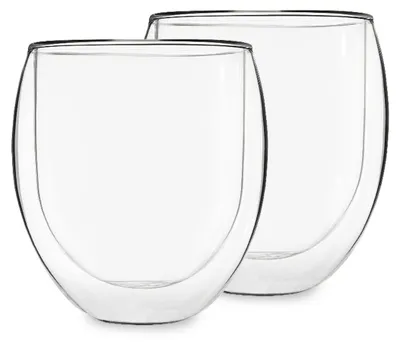 Produktbild von Feelino 2X Teetasse Aus Glas Doppelwandig, 320Ml Doppelwandige Teegläser, Teeglas Spülmaschinenfest, Thermo-Teegläser, Tee Gläser Mit Schwebeeffekt