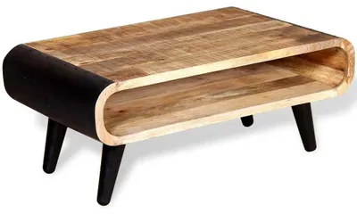 Produktbild von vidaXL Couchtisch Raues Mangoholz 90x55x39 cm