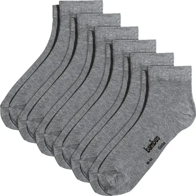 Produktbild von Erwin Müller Damen-Kurzsocken 6 Paar grau 39 - 42