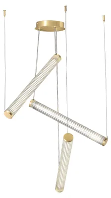 Produktbild von ZUMALINE Pendelleuchte 8x G9 Gold OMI 1193