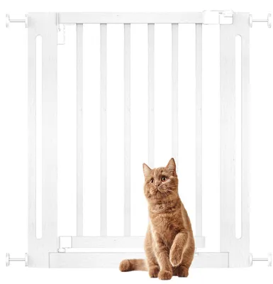 Produktbild von Bettacare Holz Elegance Treppenschutzgitter, 71cm - 79cm, Weiß