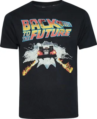 Image de M|Retour vers le futur Delorian T-shirt Homme GBMTS379BLK