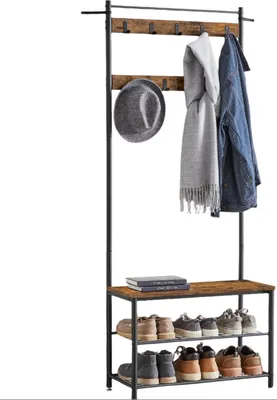 Immagine prodotto di Appendiabiti - Portaabiti - Design salvaspazio - 70 x 175 x 32 cm