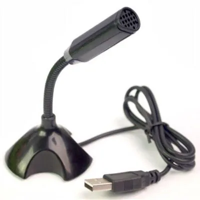 Immagine prodotto di Due microfoni USB per computer, microfoni a condensatore omnidirezionali plug-and-play, per sistemi Windows/Mac.