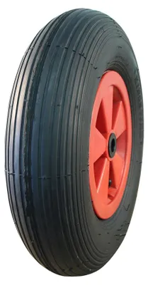 pneumatika + koleso 4,80/4,00-8 V-5501A 2PR + 2,50Ax8 NL88 plast červený