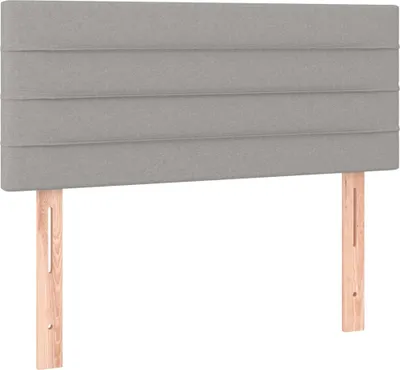 Produktbild von vidaXL Kopfteil Hellgrau 80x5x78/88 cm Stoff