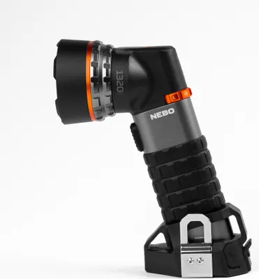 Productafbeelding van NEBO NEB-SPT-1000-G, Handheld zaklamp, Meerkleurig, Aluminium, Rubber, Knopbediening, Oplaadbaar, Vermogen, 1 meter