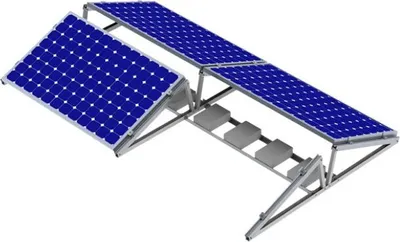 Zdjęcie produktu dla Solarmi kompletny wspornik SC do montażu 8 paneli słonecznych na płaskim dachu, typ wschód-zachód, 35 mm, 1134 mm