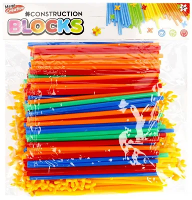 Produktbild von Bausteine „Strohhalme“ – 298 Teile – Mega Creative
