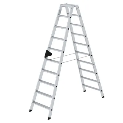 Produktbild von MUNK Stehleiter mit ergo-pad beidseitig begehbar 2x10 Stufen