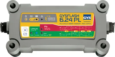 Zdjęcie produktu dla GYS FLASH 6.24 PL 027398 Automatyczna ładowarka 24 V 6 A (027398)