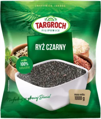 A bag of Targroch black rice.