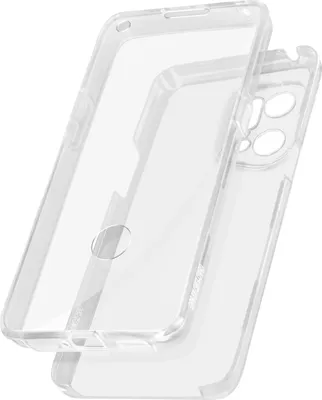 Produktbild von Avizar, 360° Rundum-Schutzhülle (Vorder- und Rückseite) für Oppo Find X5 Pro, Transparent