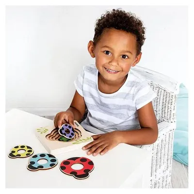 Immagine prodotto di Beleduc puzzle in legno coccinella giocattolo educativo per bambini