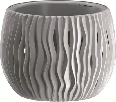 Obrázek produktu pro Květináč 18cm BOWL SANDY DSK180-405U šedý plastový PROSPERPLAST