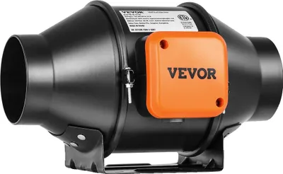 Immagine prodotto di Ventilatore in linea, flusso d'aria 205 cfm, livello di rumorosità 28 dB, modalità di controllo ON/OFF/TIMER/AUTOMATICO, EC  10 cm