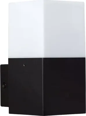 Zdjęcie produktu dla Kinkiet zewnętrzny Nicolo czarno-biały 1xE27x40W aluminium wym:16x8x11cm IP54 Abruzzo
