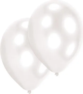 Obrázek produktu pro Latexové balónky bílé 10ks 27,5cm