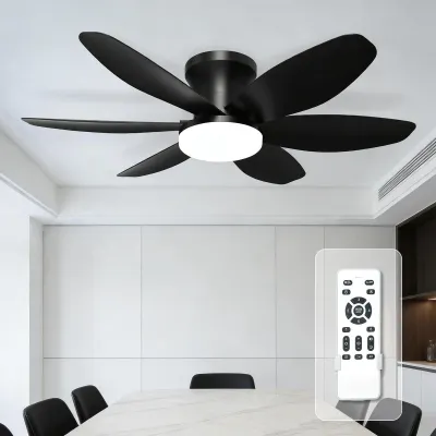Obrázek produktu pro Stropní ventilátor s osvětlením, průměr 35 palců, s dálkovým ovládáním