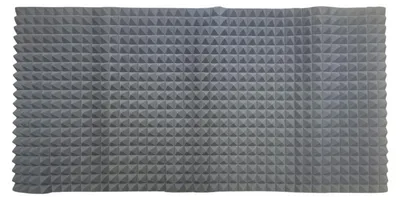 Produktbild von DNA AMR1 graue Akustikmatte, selbstklebender Schallschutzschaumstoff zur Reduzierung von Echo und Nachhall, 200 x 100 x 5 cm