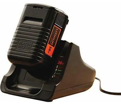 Zdjęcie produktu dla Black & Decker BDC2A36-QW, Zestaw bateria i ładowarka, Litowo-jonowa (Li-Ion), 2 Ah, 36 V, Black & Decker, Czarny