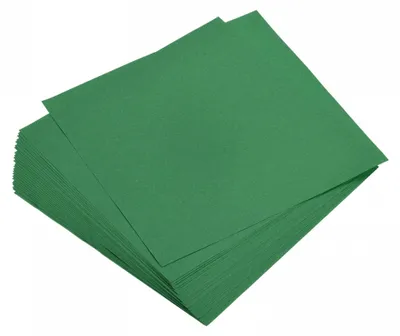 Origami-Papier 25 Blatt, smaragdgrün, 15x15 cm, 70 g/m²