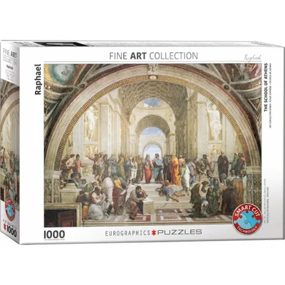 Produktbild von Puzzle 1000 School of Athens by Raphael 6000-4141