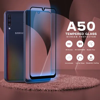 Zdjęcie produktu dla Samsung Galaxy A50 - szkło hartowane 9H - ochrona wyświetlacza 3D w super jakości