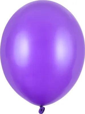Produktbild von 50 Stk. Luftballon Ø30cm "Uni Metallic" | Lila