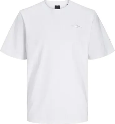 Obrázok produktu pre Jack & Jones 12256407 Text Tričko s krátkym rukávom Biela M Pánske Biela M