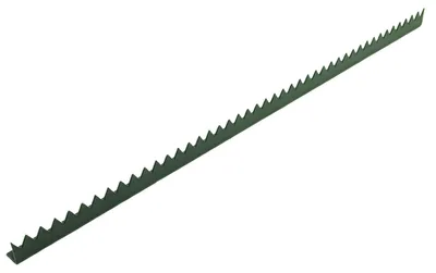 Produktbild von Zackenleiste für 1m Tore zum Aufschrauben 1m - Grün (RAL 6005)