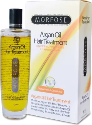 Produktbild von Morfose Argan Oil Hair Treatment nährendes Öl gegen gekräuseltes Haar 100 ml