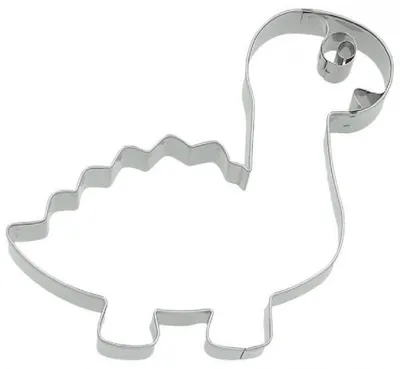 Obrázek produktu pro Birkmann Vykrajovátko na sušenky Dinosaurus Diplodocus, s vnitřním reliéfem, vykrajovátko na sušenky, sušenka, sušenka, nerezová ocel, 10 cm, 198913
