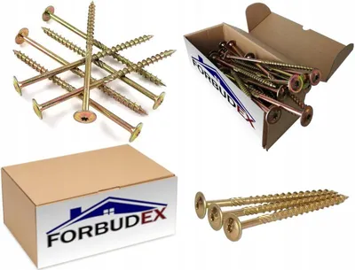 Produktbild von Holzschrauben Zimmermannsschrauben Linsenkopf Torx 6x100 100 Stück