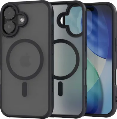 Image de Étui magnétique pour MagSafe SPACECASE Hybrid Mag iPhone 17 Noir