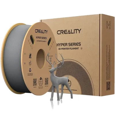 Obrázek produktu pro filament pro 3D tiskárny, Hyper PLA, vysokorychlostní, 1KG šedý