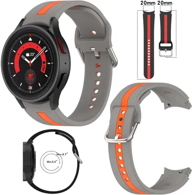 Produktbild von Für Samsung Galaxy Watch FE 6 5 4 Normal Pro Classic alle Größen Kunststoff Armband