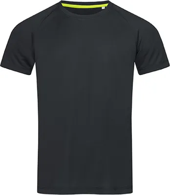 Immagine prodotto di Stedman ST8410 | Maglietta sportiva raglan Active 140 + Active-Dry - Colore: Nero Opale - Taglia: S