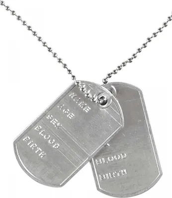 Produktbild von Soldaten Halskette als Kostümzubehör & Kostümschmuck