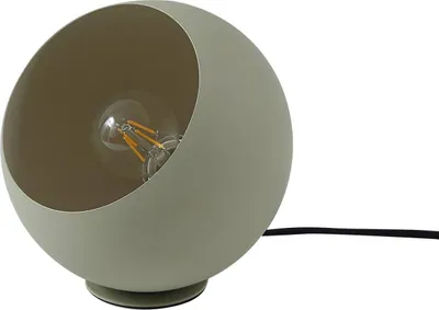 Produktbild von Lindby Tischleuchte Solomia, grün, Eisen, Ø 20 cm